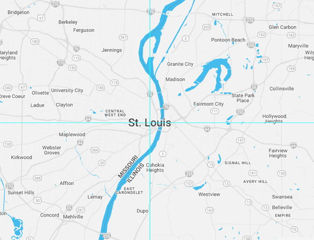 St. Louis Metro Map